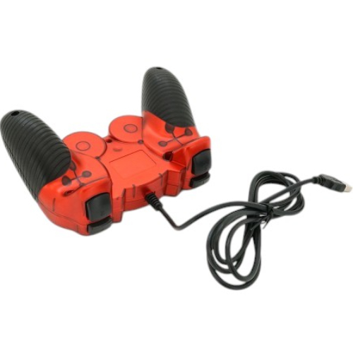 Геймпад BRAZZERS BR-8600 Double Shock Red (BR-8600R) Бездротове з'єднання немає