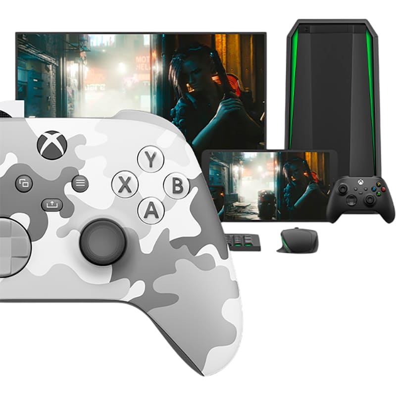 В интернет магазине Геймпад Microsoft Xbox Wireless Controller Arctic Camo (QAU-00139)