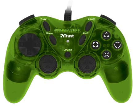 Игр.манипулятор TRUST Dual Stick Gamepad GM-1520T Green