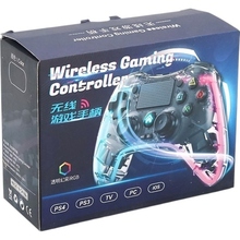Геймпад BRAZZERS для PS4 DUAL Motor Vibration Transparent (BR-P05)