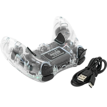 Геймпад BRAZZERS для PS4 DUAL Motor Vibration Transparent (BR-P05)
