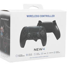 Геймпад BRAZZERS S8-P для PS5 Wireless DOUBLE-motor vibration 4 Silver (BR-HONOR3D)