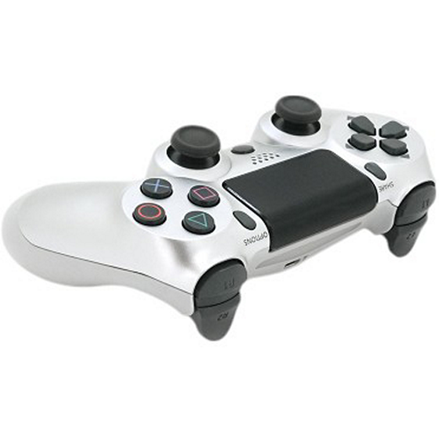 Геймпад BRAZZERS для PS4 DUALSHOCK 4 Silver-White (BR-PS4Wireless-Sr-Wh) Поколение Playstation 4