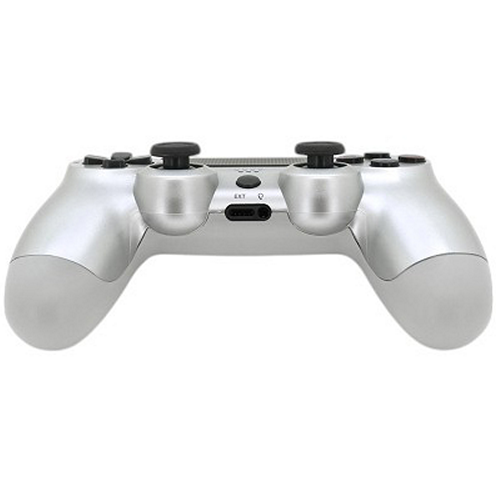 Геймпад BRAZZERS для PS4 DUALSHOCK 4 Silver-White (BR-PS4Wireless-Sr-Wh) Особенности Разъем: Для наушников; Подсветка: LED; Емкость аккумулятора: 3.7V, 600mAh