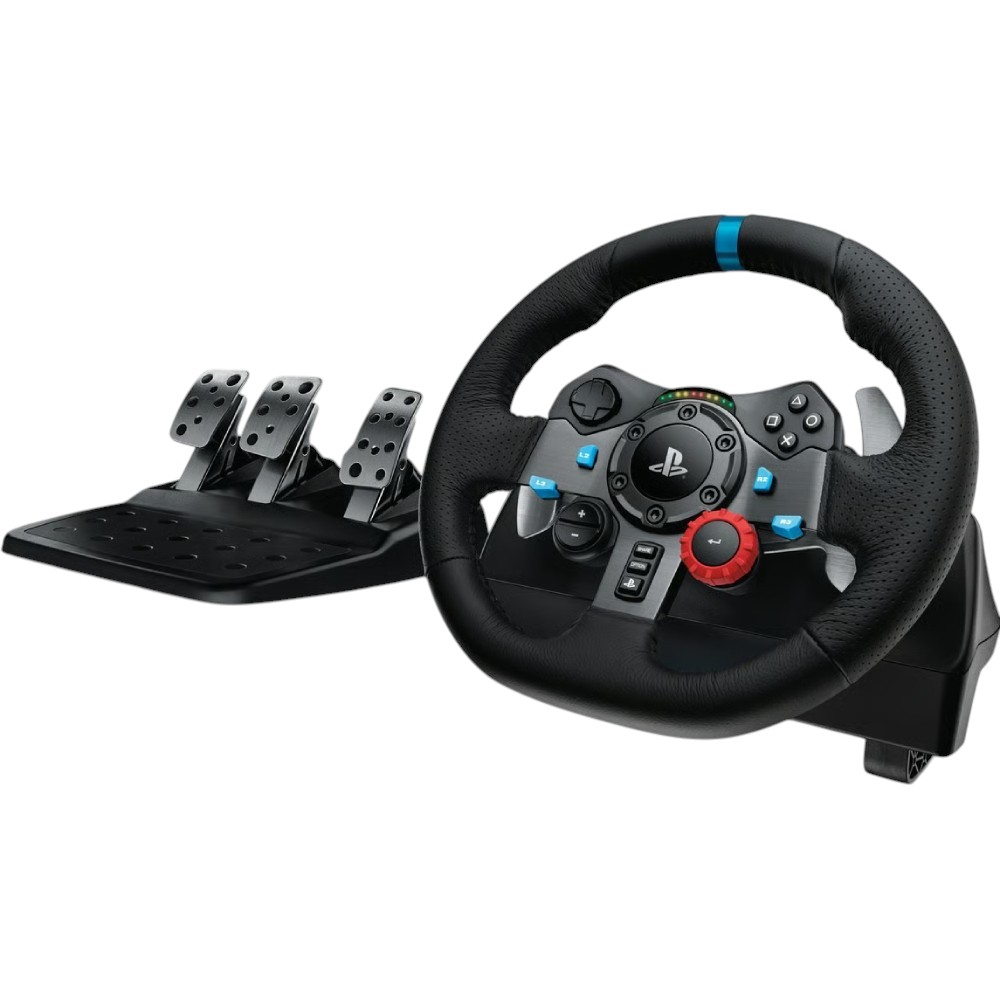 Кермо LOGITECH G29 Racing Wheel and Pedals для PS4-5 та PC + гарнітура G435 Black (991-000539) Тип підключення USB