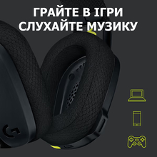 Кермо LOGITECH G29 Racing Wheel and Pedals для PS4-5 та PC + гарнітура G435 Black (991-000539)