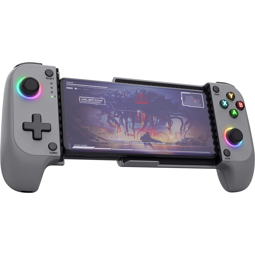 Зовнішній вигляд Геймпад TRUST GXT 735G Mylox Wireless Mobile Gaming Controller Grey (25649)