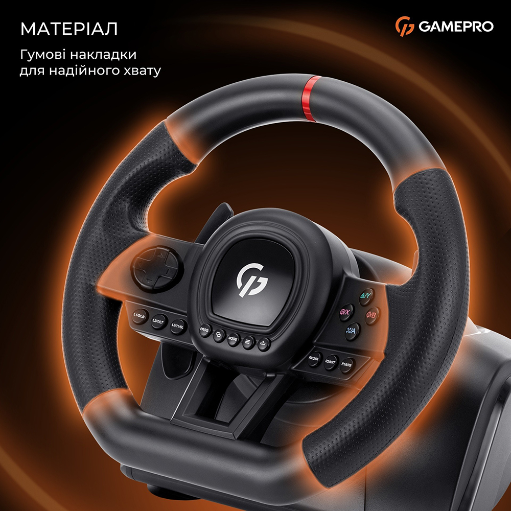 Фото 14 Руль GAMEPRO Black (RW038PM)