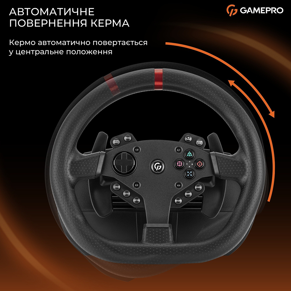 Фото 20 Руль GAMEPRO Black ( RW070PM)