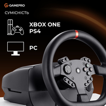 Руль GAMEPRO Black ( RW070PM)