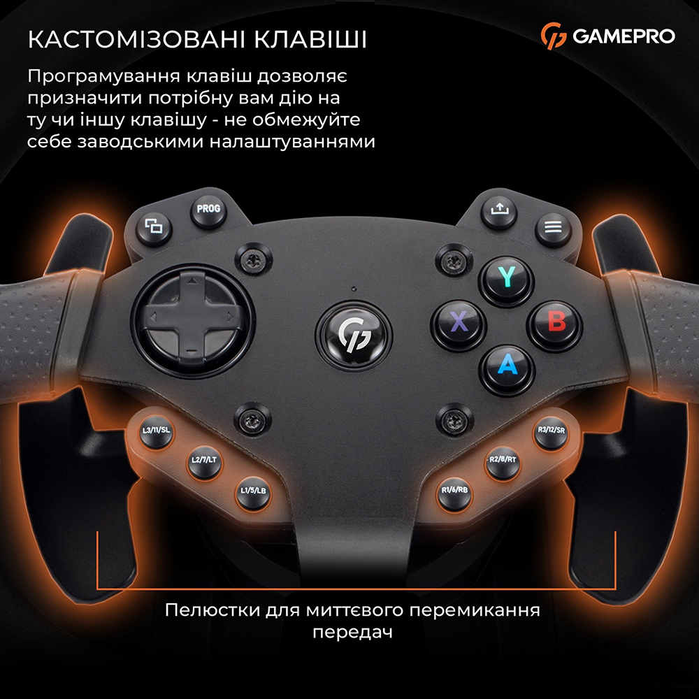 Фото 19 Руль GAMEPRO Black (RW575PM)