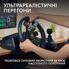 Руль LOGITECH G923 SE Racing Wheel and Pedals для PS4-5 and PC + Shifter Black (991-000531)