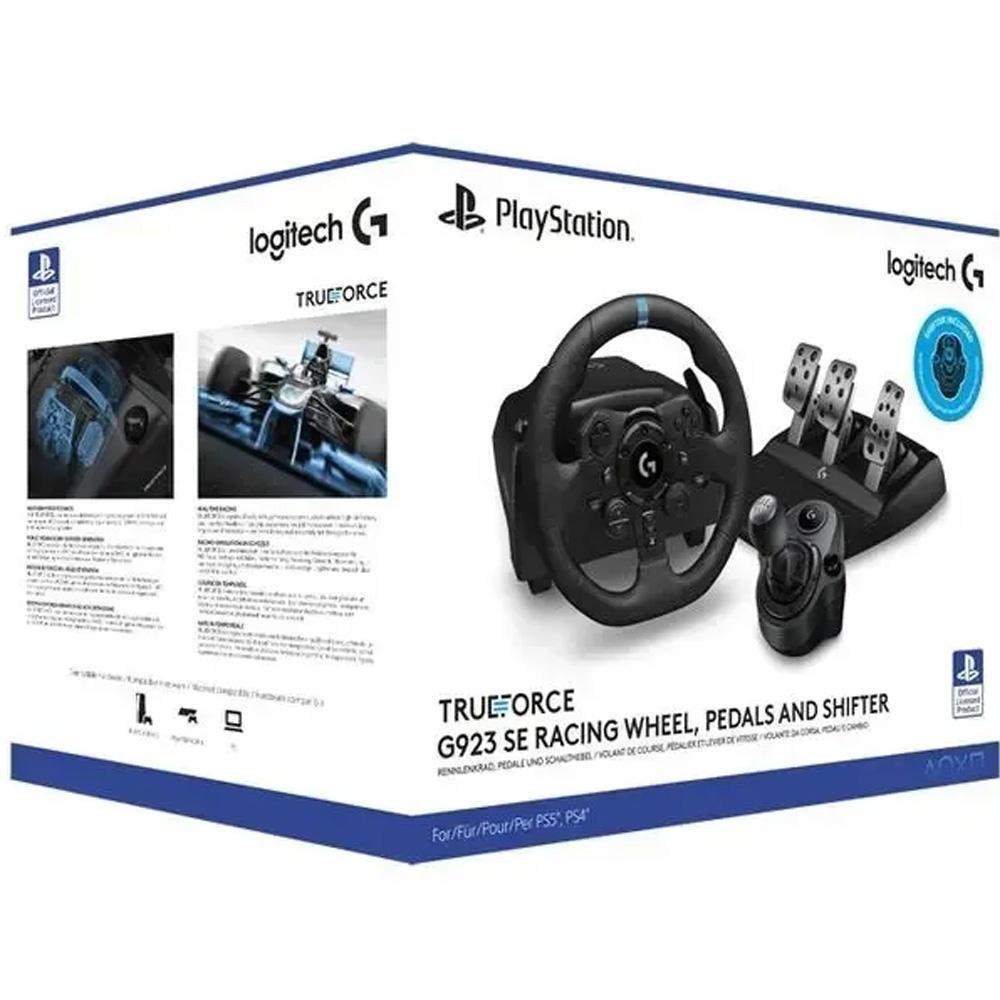 В Украине Руль LOGITECH G923 SE Racing Wheel and Pedals для PS4-5 and PC + Shifter Black (991-000531)