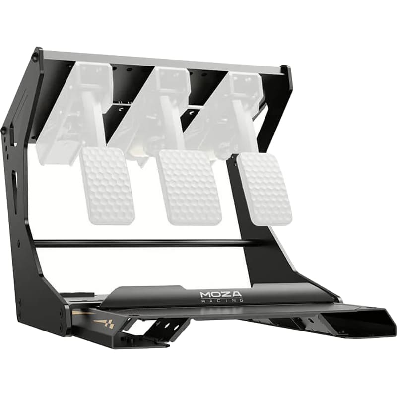 Крепление для педалей MOZA CRP2 Inversion Kit (RS075_Moza) Дополнительно Регулируемый угол наклона 20°; Индивидуальная регулировка расстояния между педалями; Винтовой крепеж