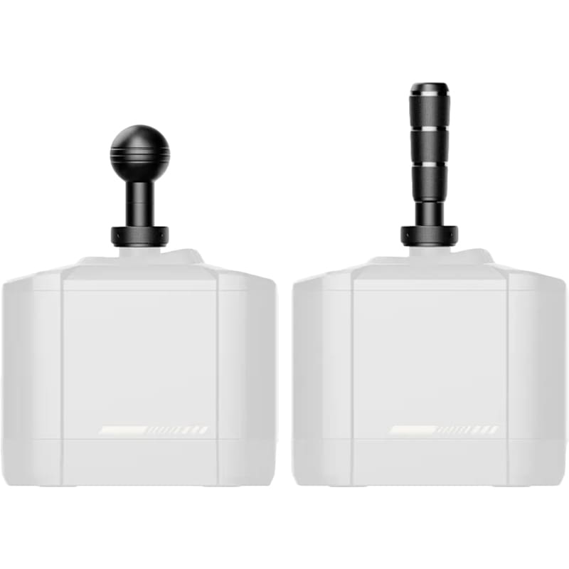 Набір змінних ручок MOZA Active Shifter 2шт (RS079_Moza) Додатково До складу набору входять дві ручки: одна довга для реалізму H-патерну, та одна коротка для секвентального режиму або ручного гальма