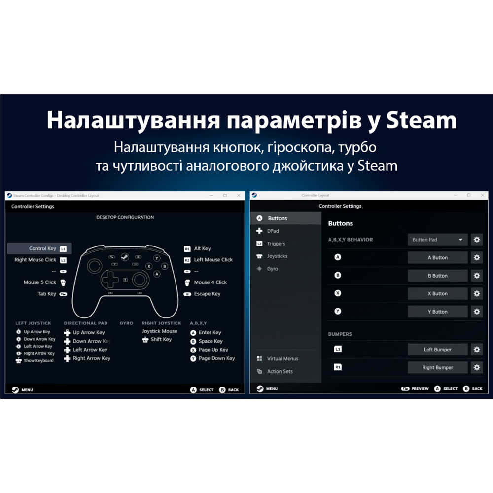 Обзор Геймпад HORI Wireless HORIPAD for Steam (ACC-1173)