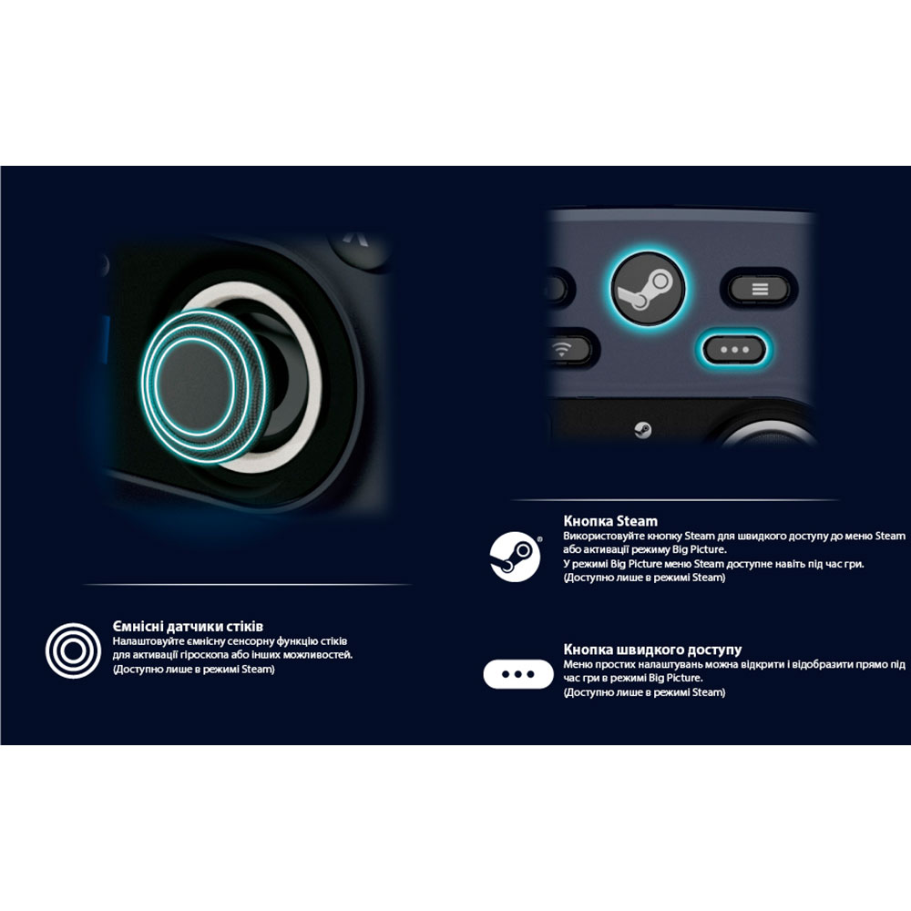 В Фокстрот Геймпад HORI Wireless HORIPAD for Steam (ACC-1173)