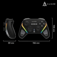 Геймпад AJAZZ GP100 2.4G/BT/USB RGB Black (GP100-B)