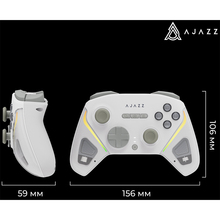 Геймпад AJAZZ GP100 2.4G/BT/USB RGB White (GP100-W)