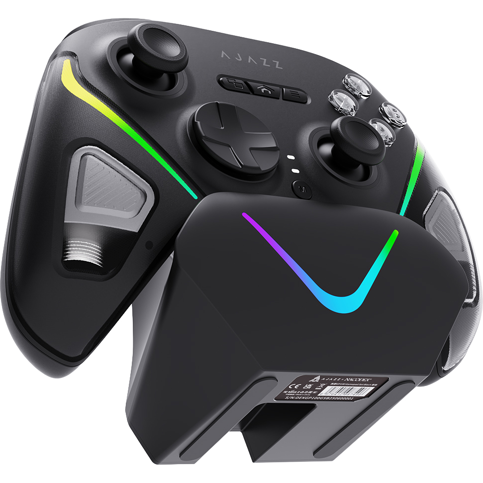 Геймпад AJAZZ GP100S 2.4G/BT/USB RGB Black (GP100S-B) Тип манипулятора геймпад