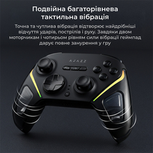 Геймпад AJAZZ GP100S 2.4G/BT/USB RGB Black (GP100S-B)