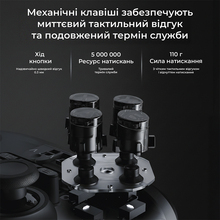 Геймпад AJAZZ GP100S 2.4G/BT/USB RGB Black (GP100S-B)