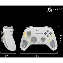 Геймпад AJAZZ GP100S 2.4G/BT/USB RGB White (GP100S-W)
