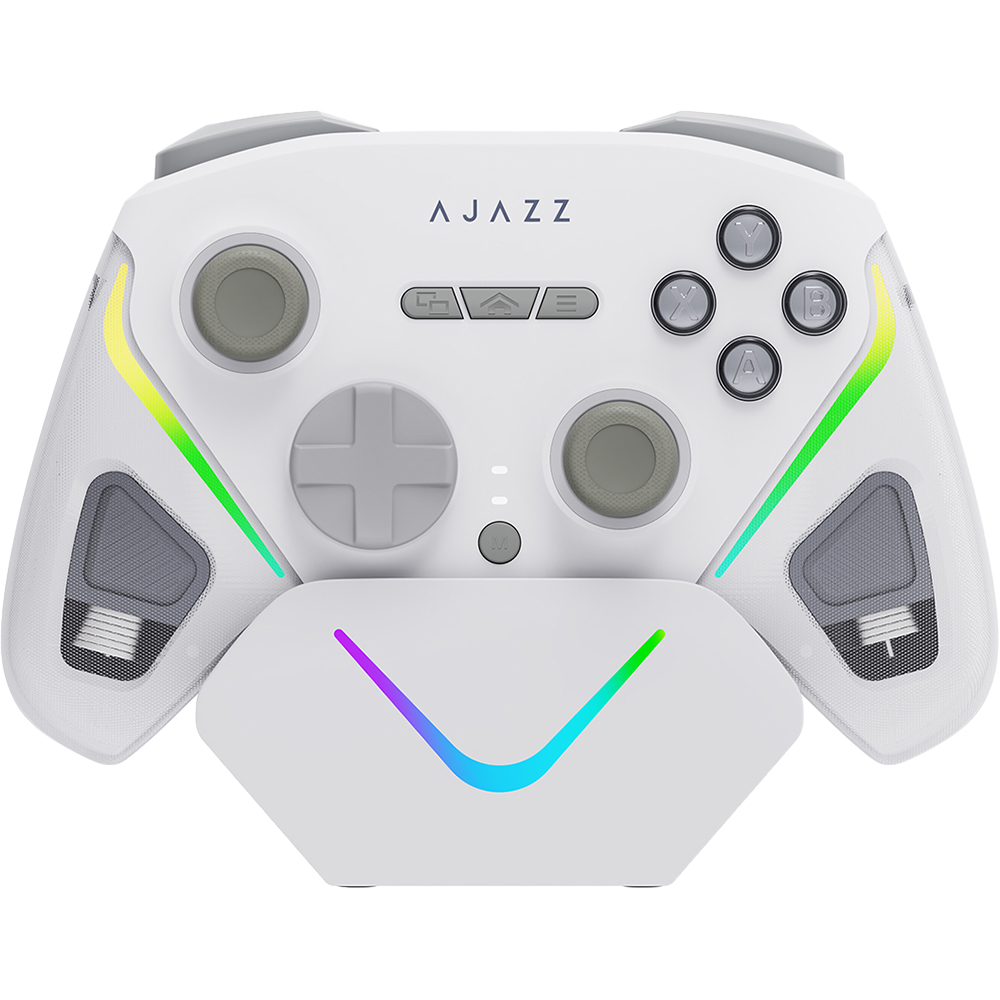 Геймпад AJAZZ GP100S 2.4G/BT/USB RGB White (GP100S-W)