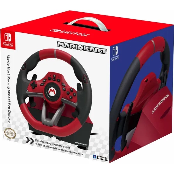 Внешний вид Руль HORI Switch Mario Kart Racing Wheel Apex (NSW-228U)