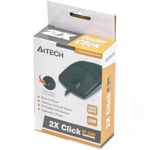 Миша A4TECH OP-620-D black, USB