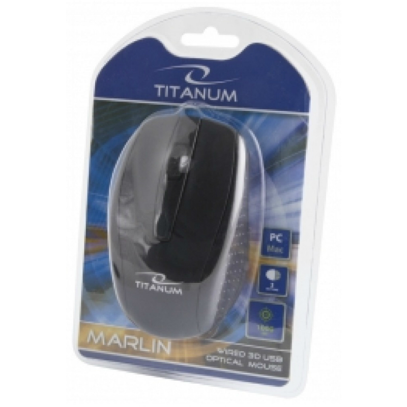 Мышь TITANUM MARLIN TM110K Проводное подключение USB