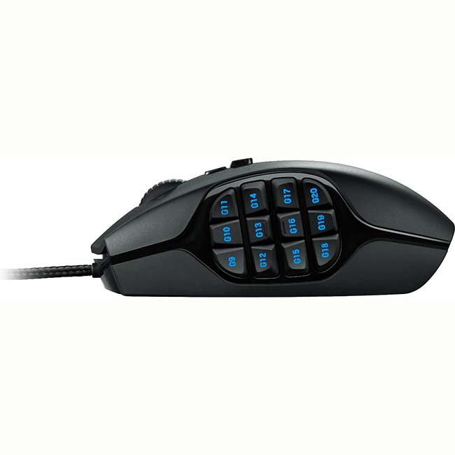 Миша LOGITECH Gaming Mouse G600g MMO Тип сенсора лазерний