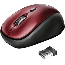 Мышь TRUST Yvi Wireless Mouse Red (19522)