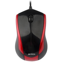 Мышь A4 TECH N-400-2 black red