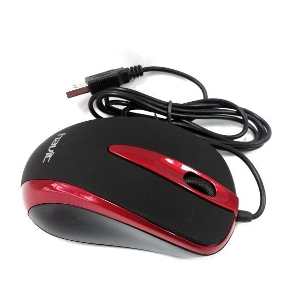 Мышь HAVIT HV-MS675 USB red (22833) Тип подключения проводное