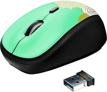 Мышь TRUST Yvi Wireless Mouse flower power (19521)