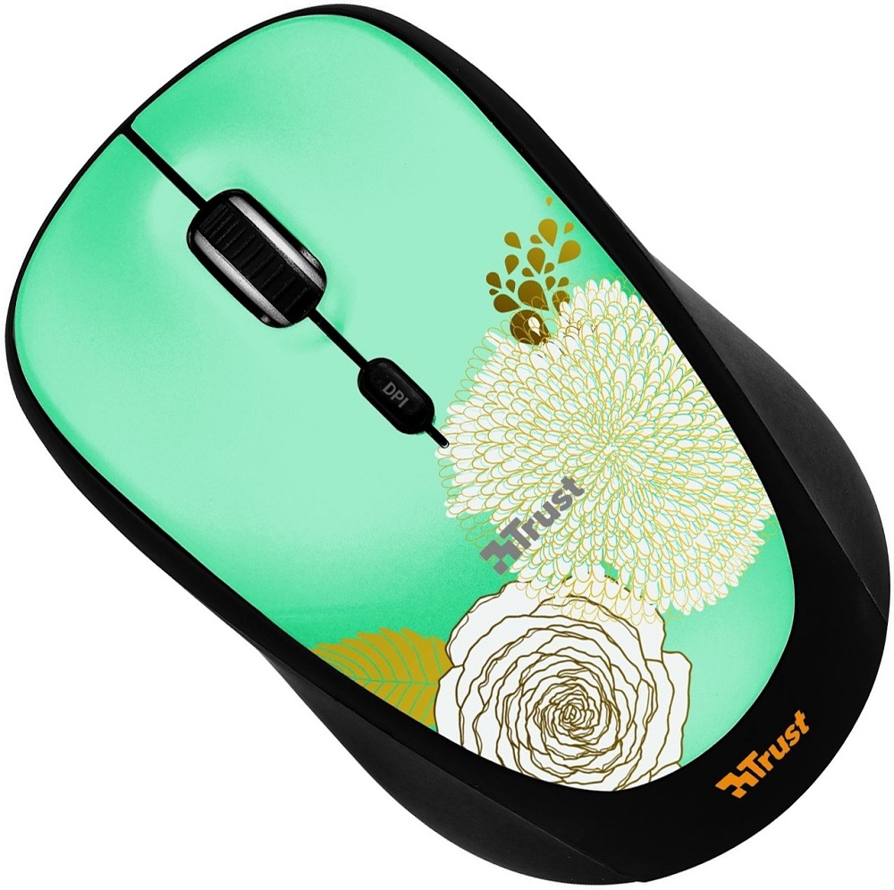 Мышь TRUST Yvi Wireless Mouse flower power (19521) Тип подключения беспроводное