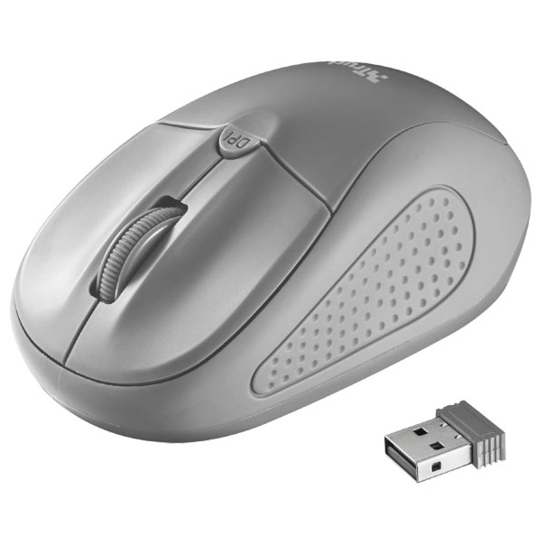 

Мышь TRUST Primo Wireless Mouse grey (20785), Primo Wireless Mouse