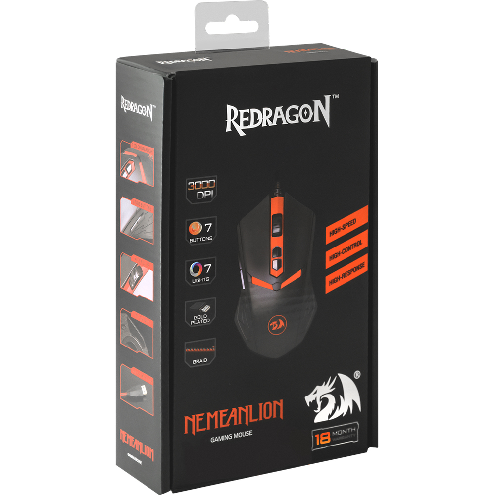 Миша DEFENDER REDRAGON Nemeanlion (70437) Розподільча здатність сенсору 3000