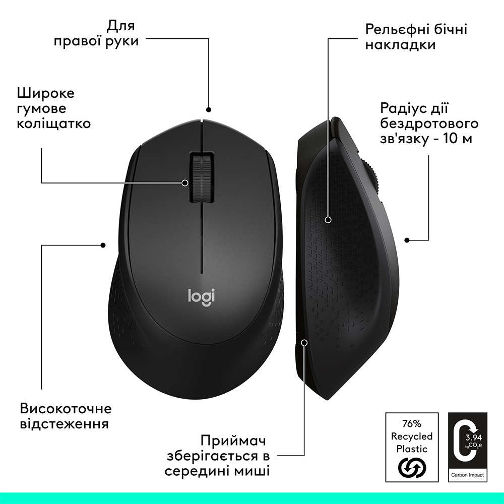 Фото Миша LOGITECH M280 Black (910-004287)