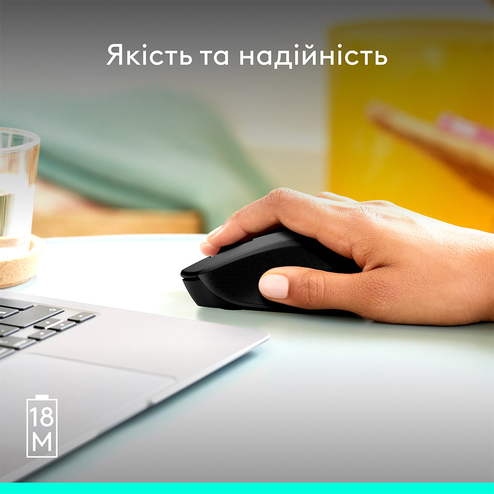 Миша LOGITECH M280 Black (910-004287) Розподільча здатність сенсору 1000