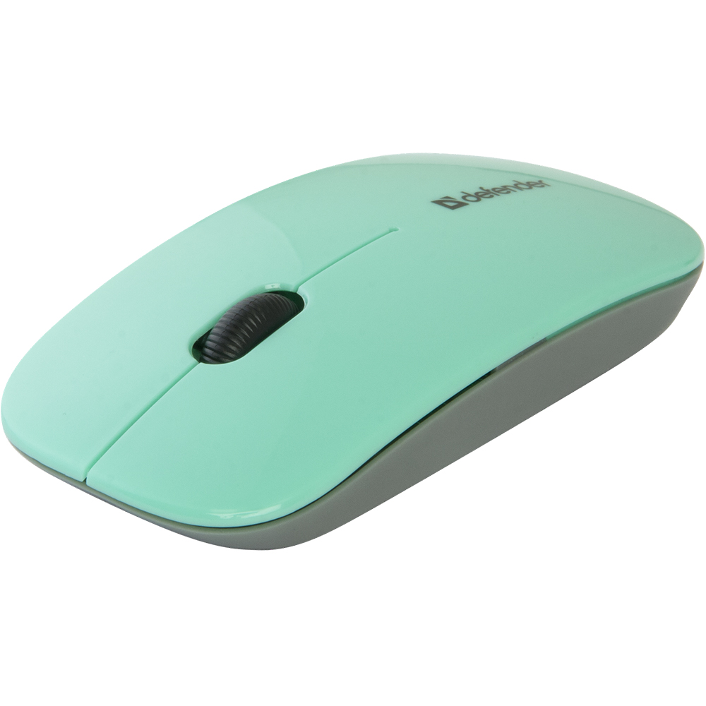 Мышь DEFENDER NetSprinter MM-545 Wireless Green-Grey (52548)