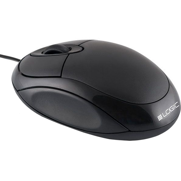 Миша Logic Concept LM-11 Black (M-LC-LM11) Дротове підключення USB