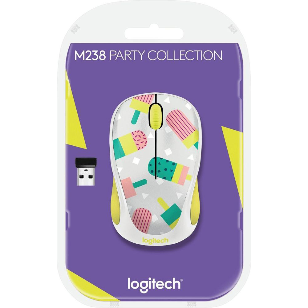 Мышь LOGITECH M238 Popsicles WL (910-004708) Проводное подключение USB