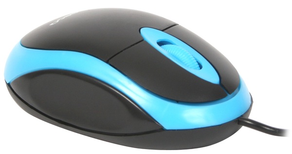 Миша OMEGA OM-06V optical blue Тип підключення дротове
