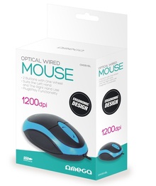 Миша OMEGA OM-06V optical blue