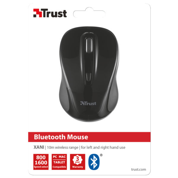 Мышь TRUST Xani Optical Bluetooth Mouse (21192) Тип сенсора оптический