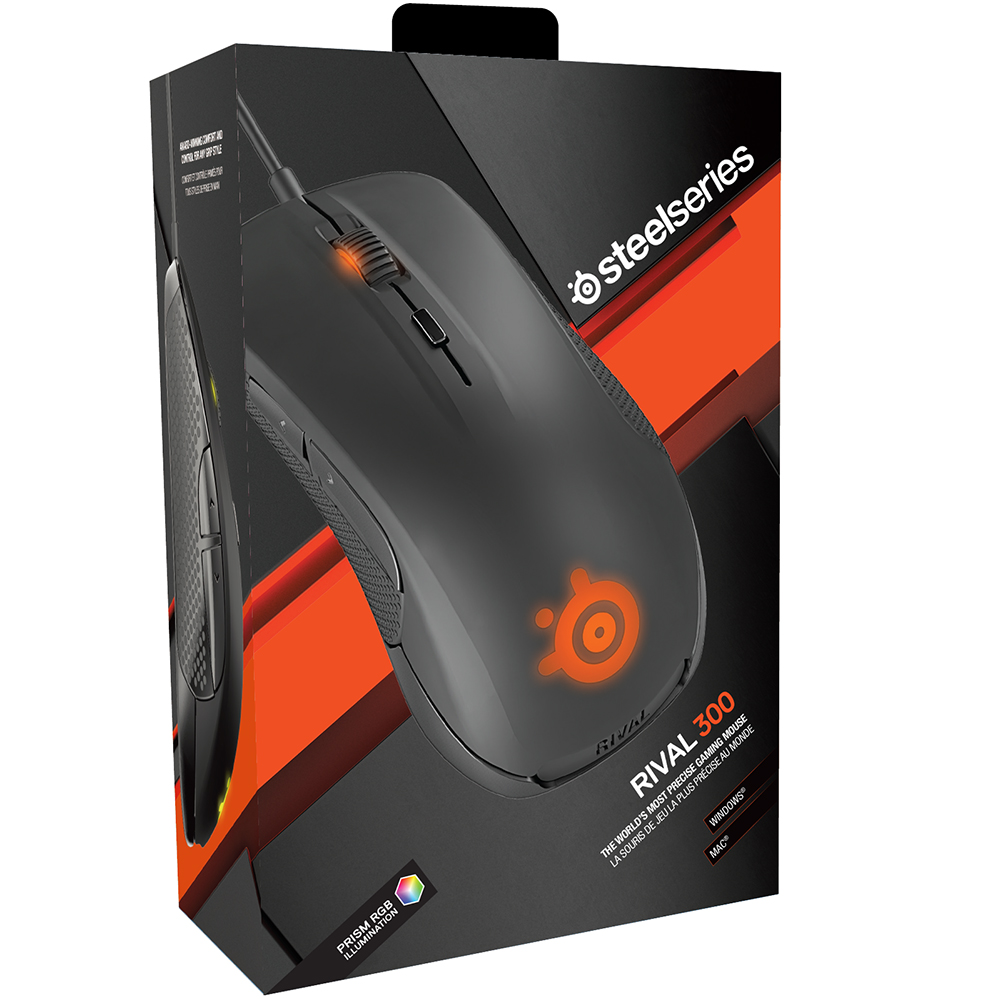 Миша STEELSERIES Rival 300 Black (59715) Тип сенсора оптичний