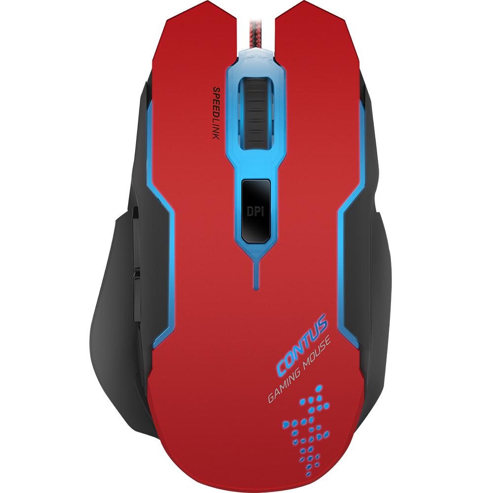 Миша SPEEDLINK CONTUS Gaming Mouse Black-Red (SL-680002-BKRD)