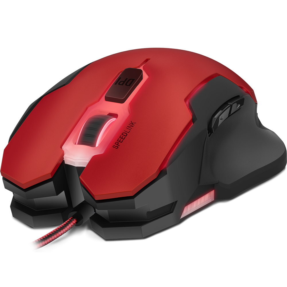 Миша SPEEDLINK CONTUS Gaming Mouse Black-Red (SL-680002-BKRD) Тип підключення дротове